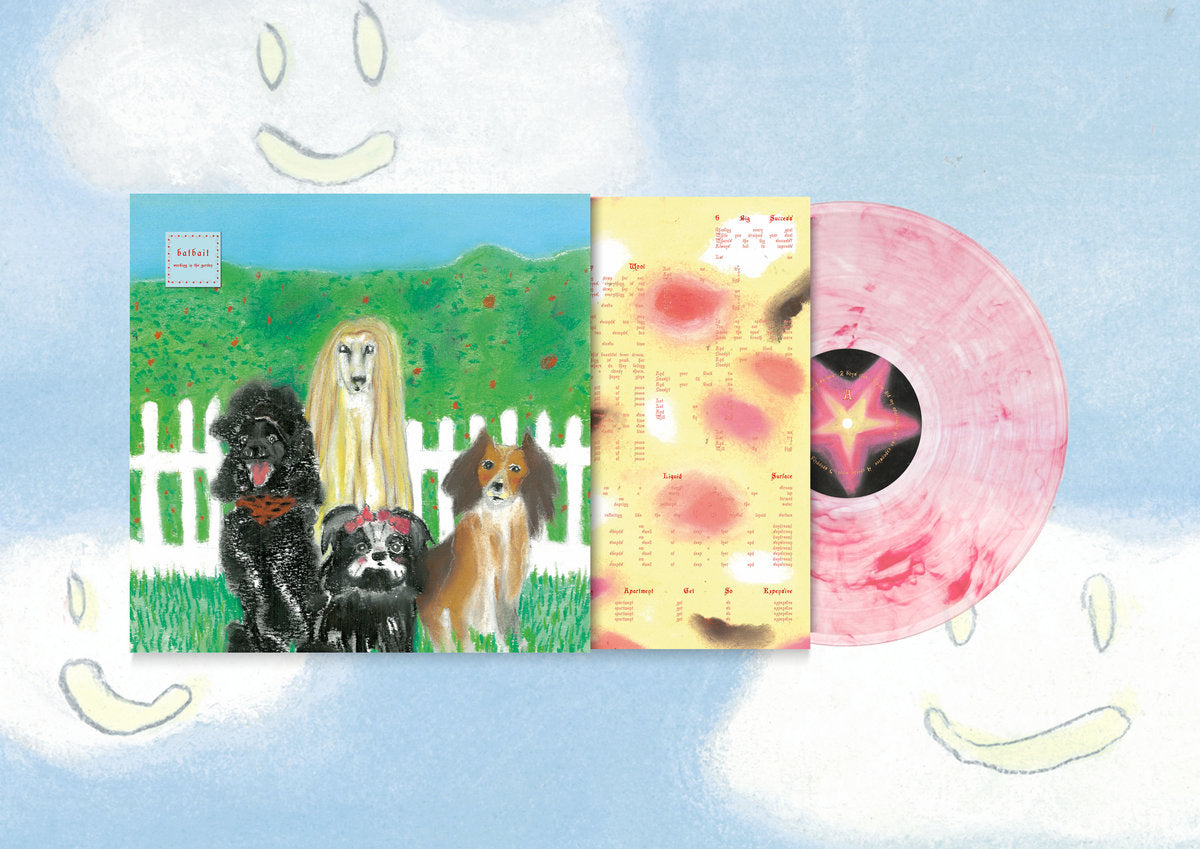 Batbait - Working In The Garden - Clear Pink Marble Vinyl LP